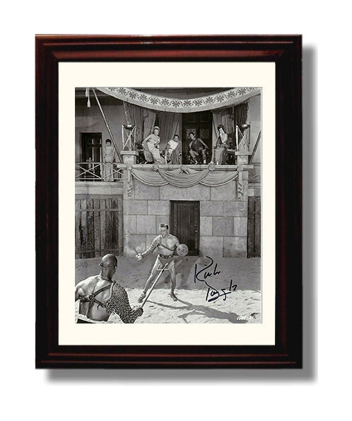 Spartacus - Kirk Douglas - Spartacus - Arena Duel Stance movie wall art 8x10 Beveled Frame