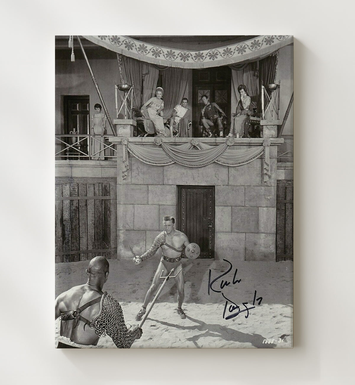 Spartacus - Kirk Douglas - Spartacus - Arena Duel Stance movie wall art 20x24 Canvas