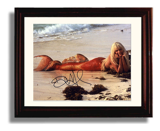 Splash - Daryl Hannah - Madison - Shoreline mermaid reveal movie wall art 8x10 Beveled Frame