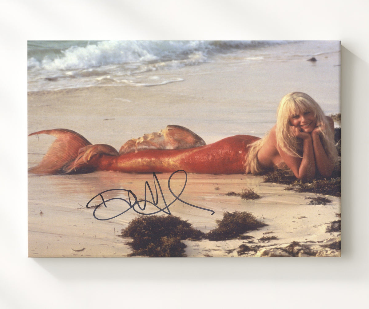Splash - Daryl Hannah - Madison - Shoreline mermaid reveal movie wall art 20x24 Canvas