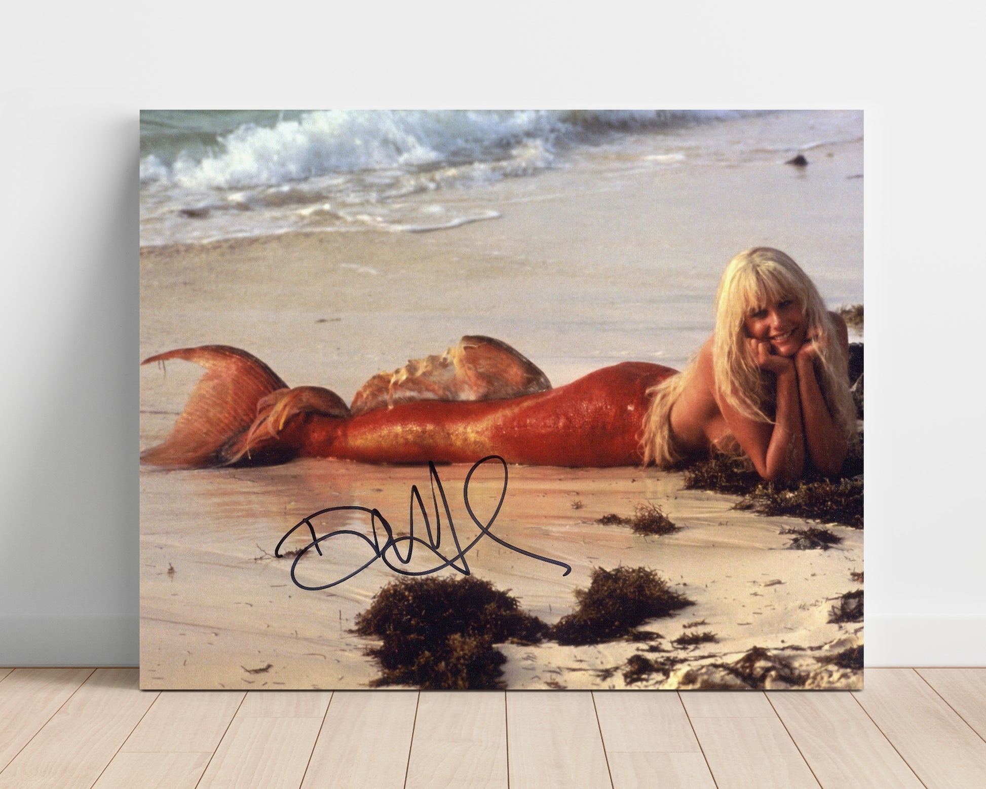 Splash - Daryl Hannah - Madison - Shoreline mermaid reveal movie wall art 16x20 Unframed Print
