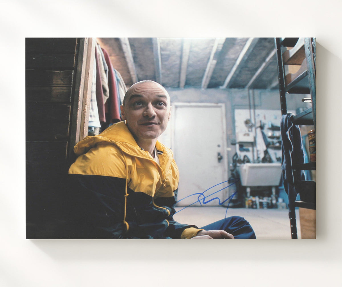 Split - James McAvoy - Kevin Wendell Crumb - Fractured identity tension movie wall art 8x10 Beveled Frame