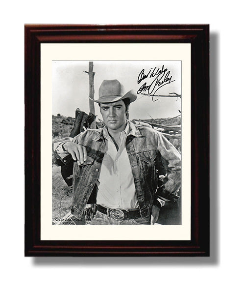 Stay Away Joe - Elvis Presley Cowboy Western Still.jpg movie wall art 8x10 Beveled Frame