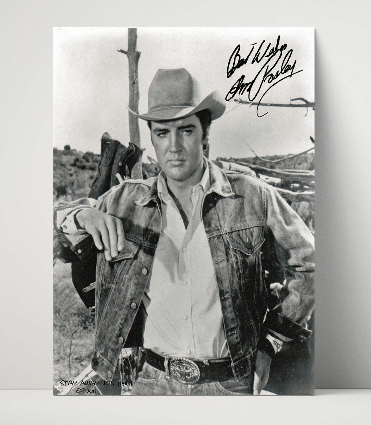 Stay Away Joe - Elvis Presley Cowboy Western Still.jpg movie wall art 16x20 Unframed Print