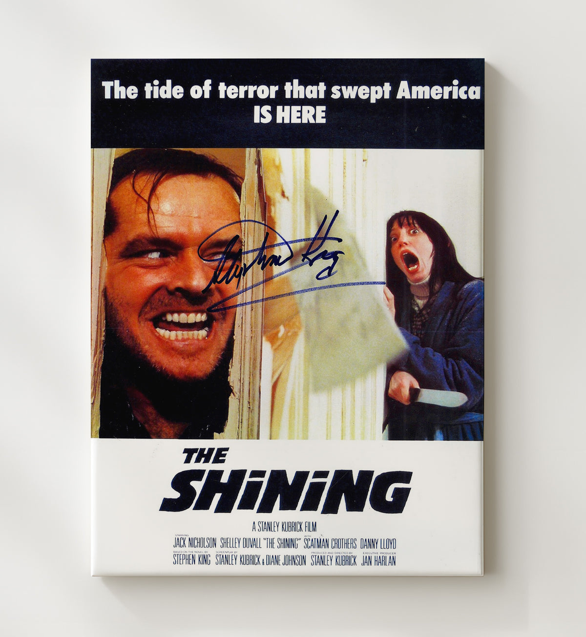 Stephen King - The Shining Poster movie wall art 20x24 Canvas