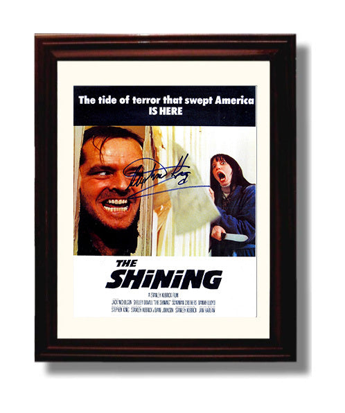 Stephen King - The Shining Poster movie wall art 8x10 Beveled Frame