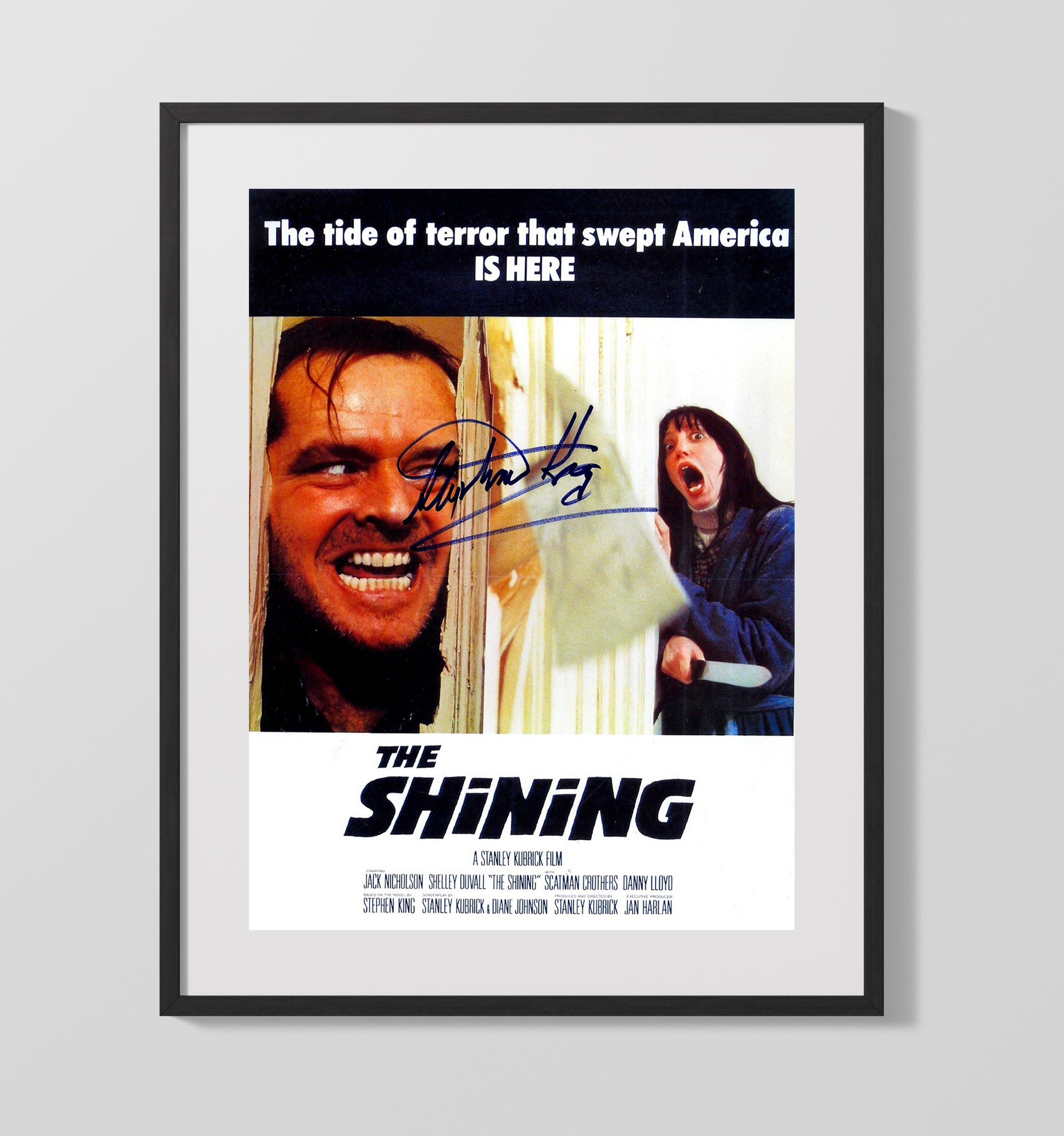 Stephen King - The Shining Poster movie wall art 16x20 Gallery Frame