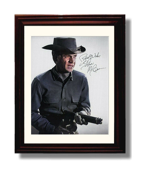 Steve McQueen - Cowboy Cool movie wall art 8x10 Beveled Frame