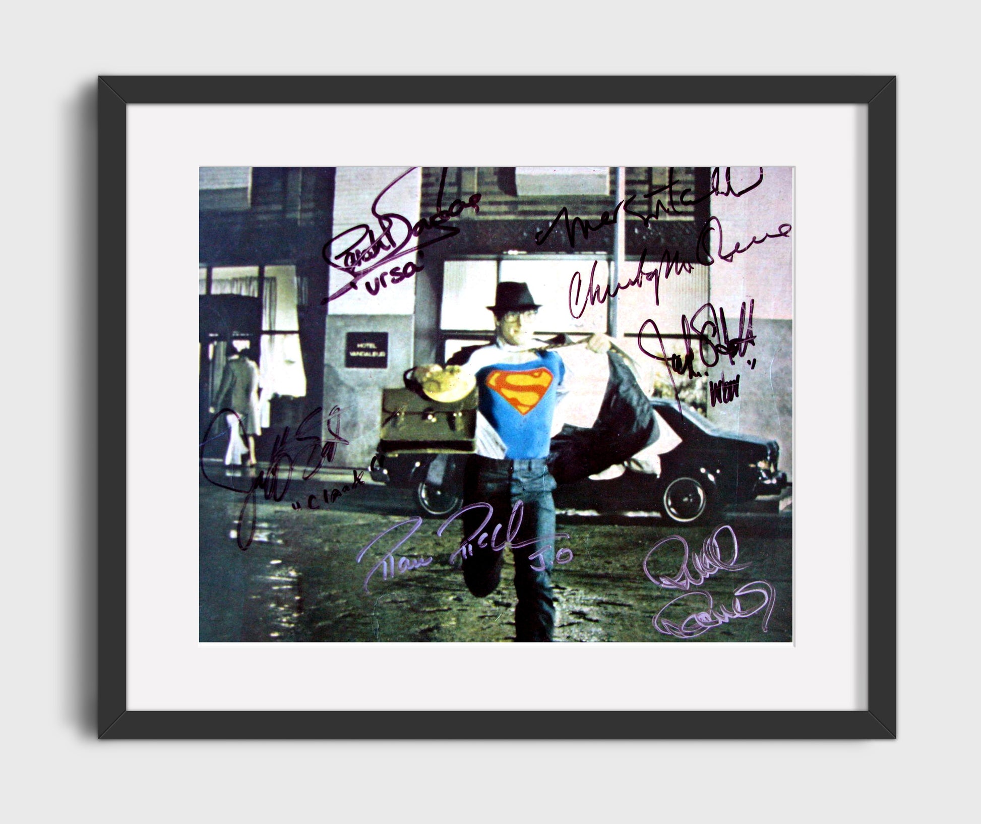 Superman - Christopher Reeve - Superman - Shirt Rip Vintage Movie Wall Art - 16x20 Gallery Frame movie decor