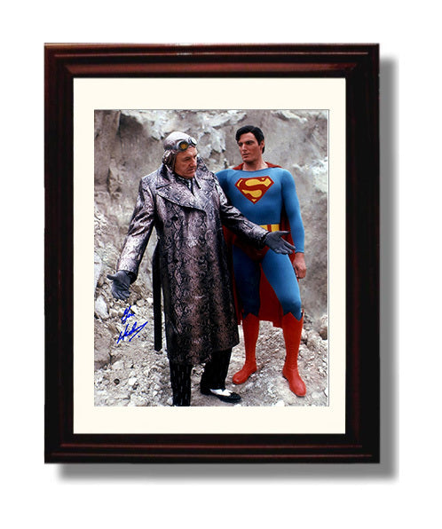 Superman - Gene Hackman - Lex Luthor - Criminal Mastermind Glare movie wall art 8x10 Beveled Frame