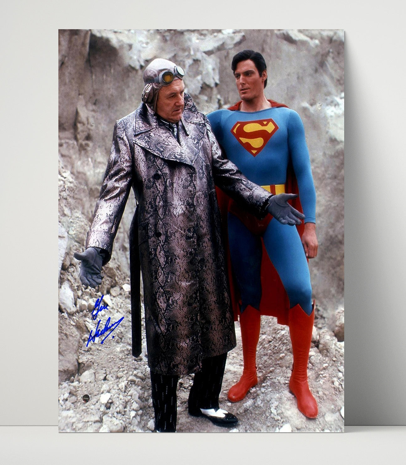 Superman - Gene Hackman - Lex Luthor - Criminal Mastermind Glare movie wall art 16x20 Unframed Print
