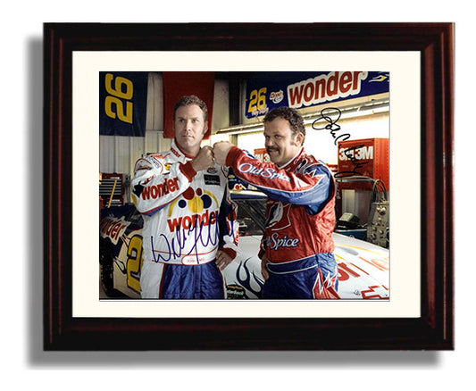 Talladega Nights - Will Ferrell and John C. Reilly - Shake and bake movie wall art 8x10 Beveled Frame