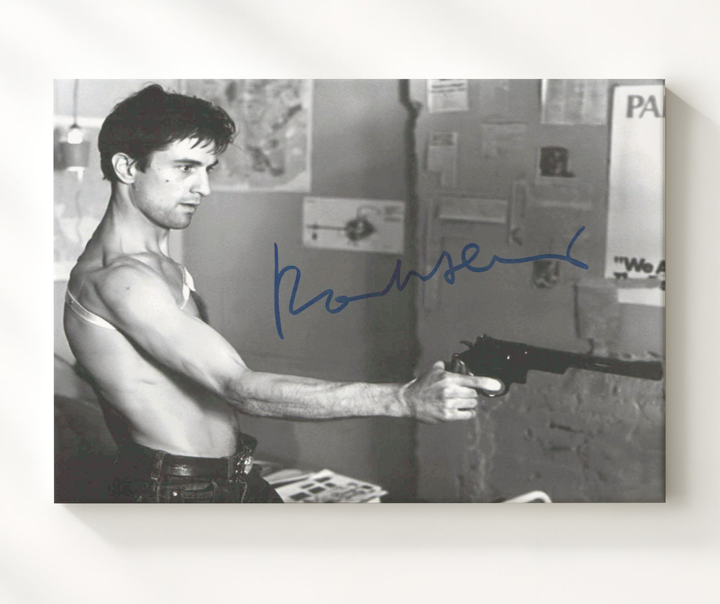 Taxi Driver - De Niro - Travis - Late Night Cab Confessions Vintage Movie Wall Art - 20x24 Canvas movie decor
