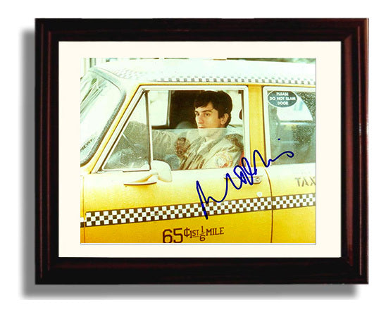 Taxi Driver - De Niro - Travis - You Talkin to Me Vintage Movie Wall Art - 8x10 Beveled Frame movie decor
