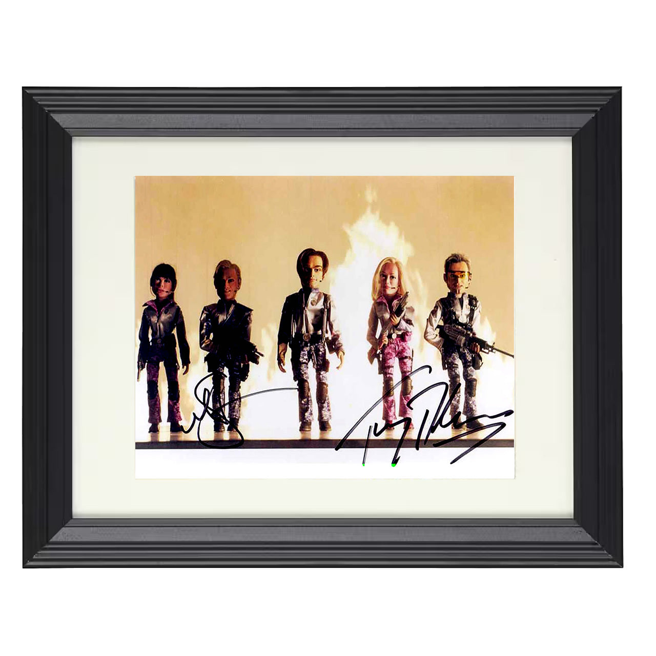 Team America – Matt Stone Puppet Strike Force – 8x10 black beveled framed movie wall art