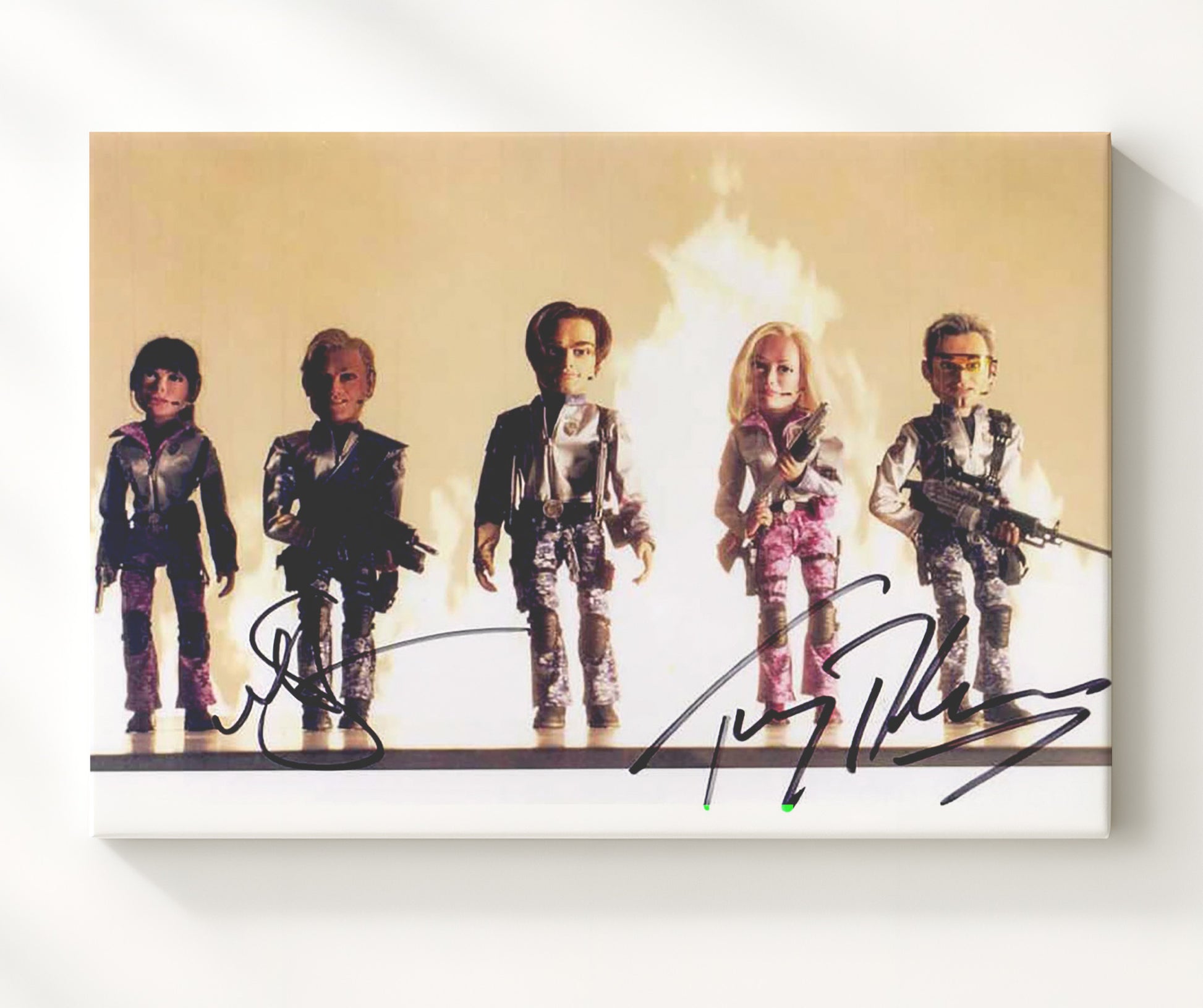 Team America - Matt Stone and Trey Parker Puppet Strike Force movie wall art 20x24 Canvas