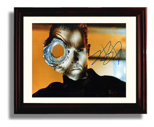 Terminator 2 - Robert Patrick - T-1000 - Liquid Metal Face Shot movie wall art 8x10 Beveled Frame