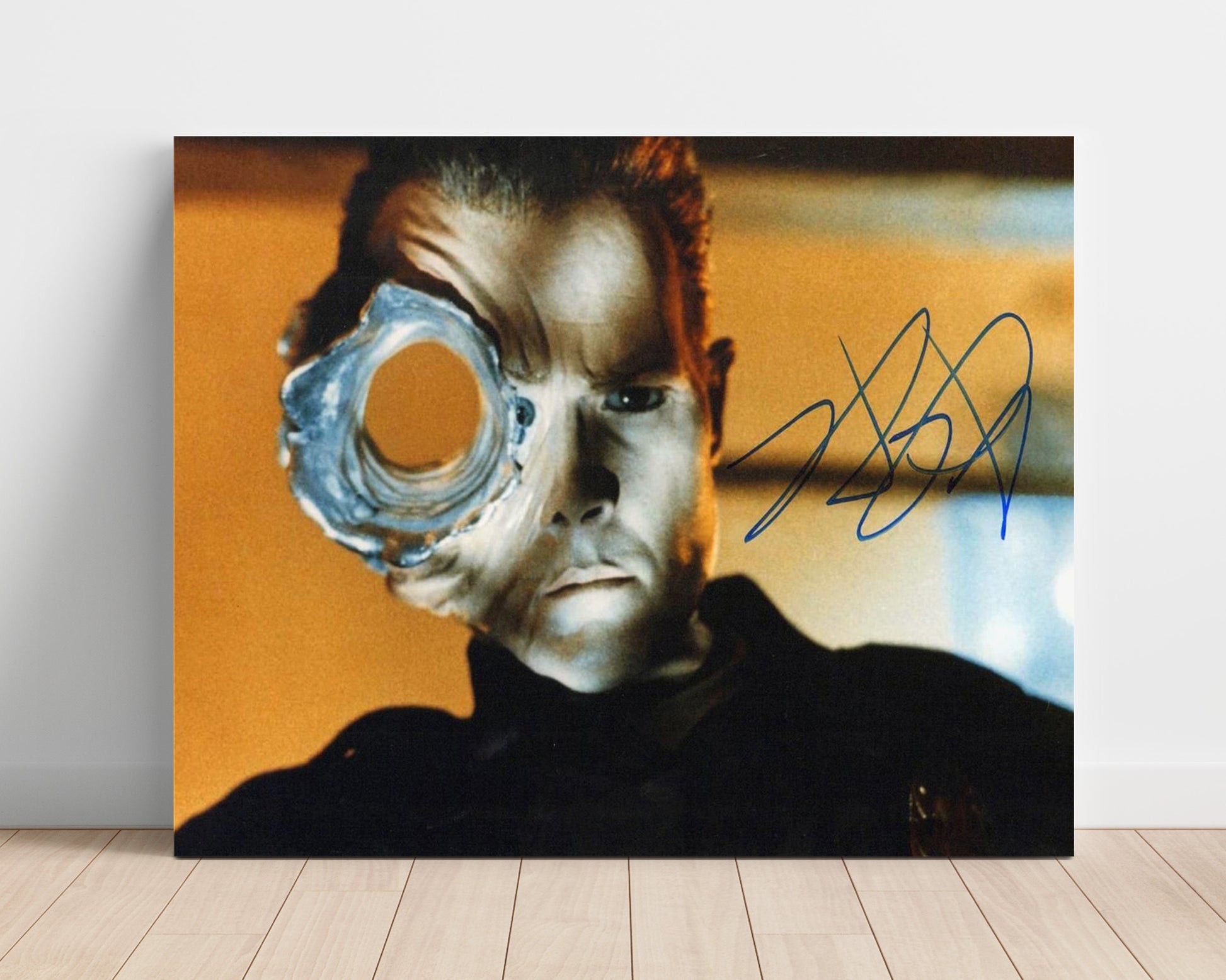 Terminator 2 - Robert Patrick - T-1000 - Liquid Metal Face Shot movie wall art 16x20 Unframed Print