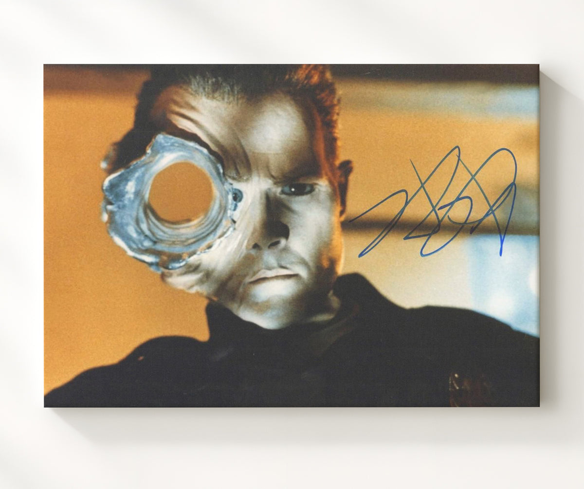 Terminator 2 - Robert Patrick - T-1000 - Liquid Metal Face Shot movie wall art 20x24 Canvas