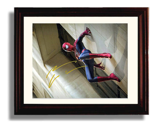 The Amazing Spider-Man 2 - Andrew Garfield - Spider-Man - Wall crawl action movie wall art 8x10 Beveled Frame