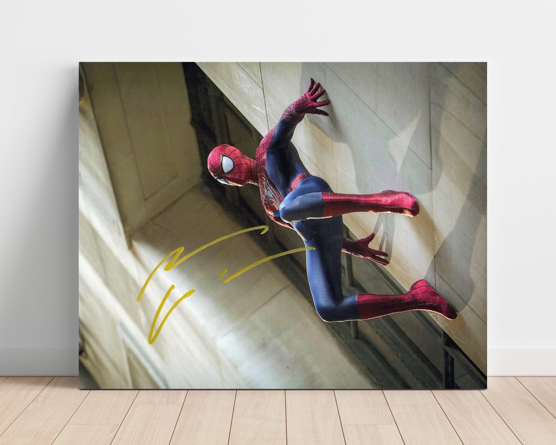 The Amazing Spider-Man 2 - Andrew Garfield - Spider-Man - Wall crawl action Vintage Movie Wall Art - 16x20 Unframed Print movie decor
