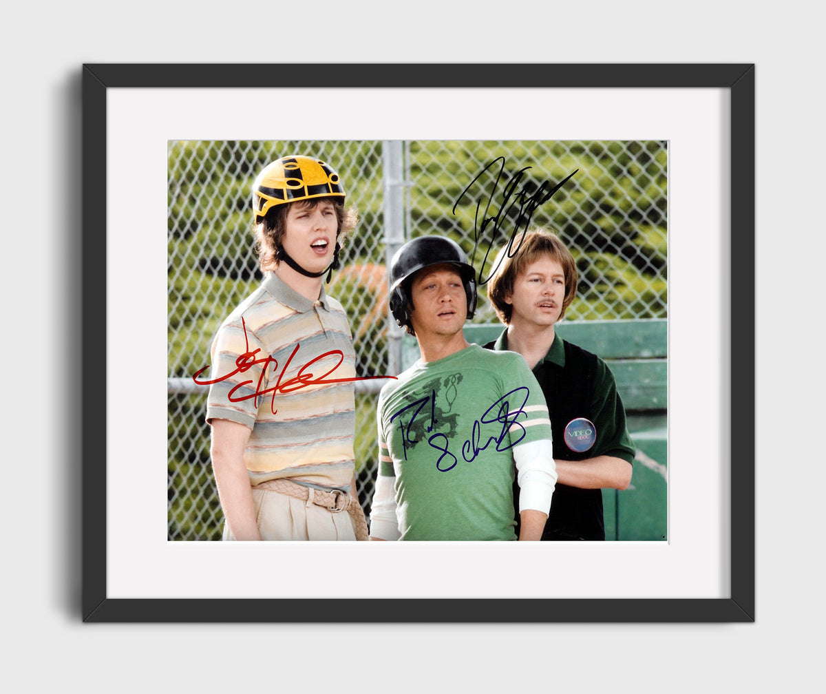 The Benchwarmers - Jon Heder - Clark - Helmeted dugout confusion movie wall art 16x20 Gallery Frame