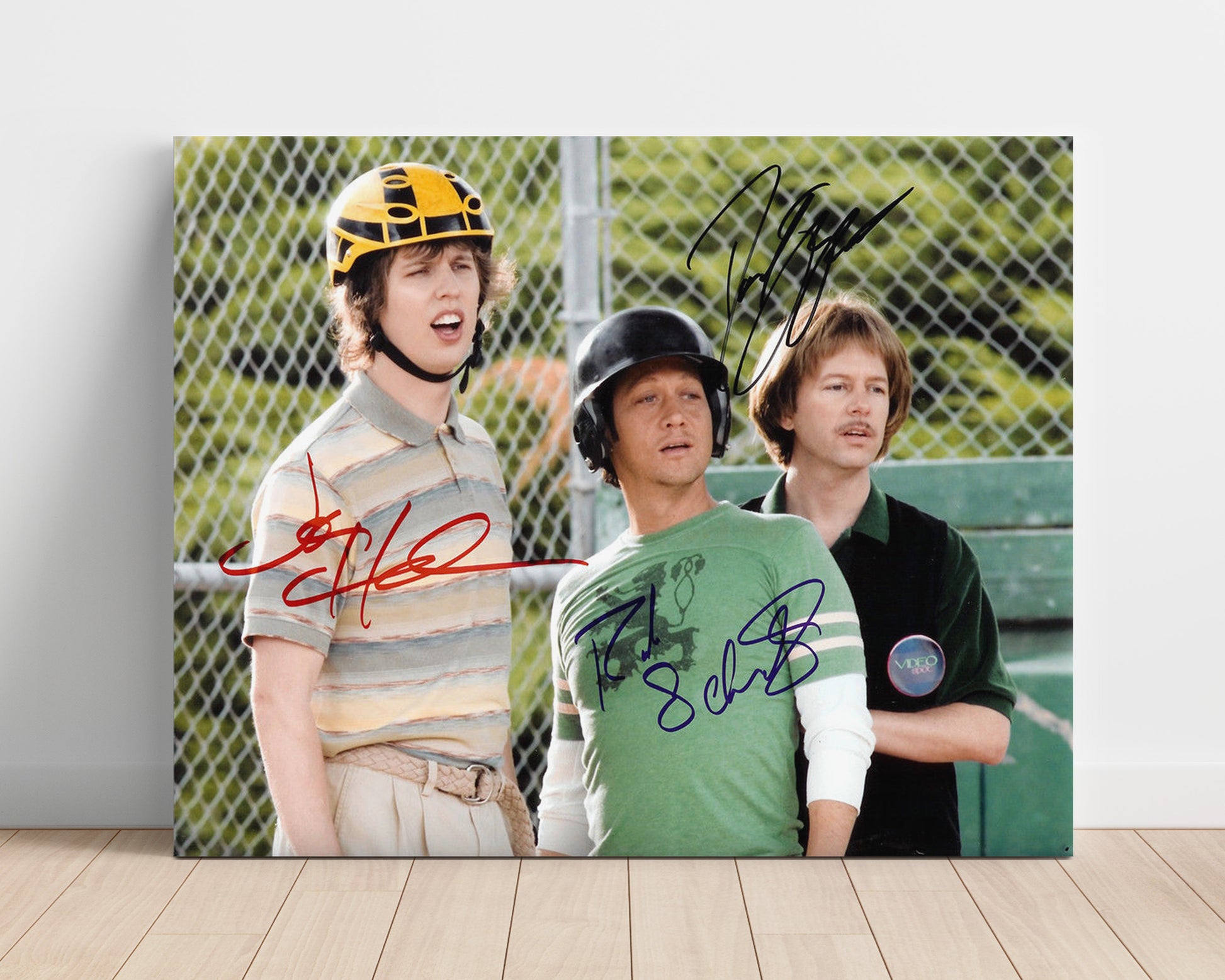 The Benchwarmers - Jon Heder - Clark - Helmeted dugout confusion Vintage Movie Wall Art - 16x20 Unframed Print movie decor