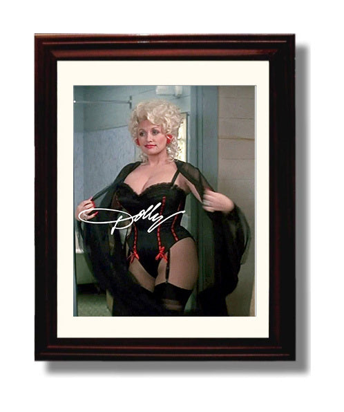The Best Little Whorehouse in Texas - Dolly Parton - Mona Stangley - Texas Showgirl Charm movie wall art 8x10 Beveled Frame