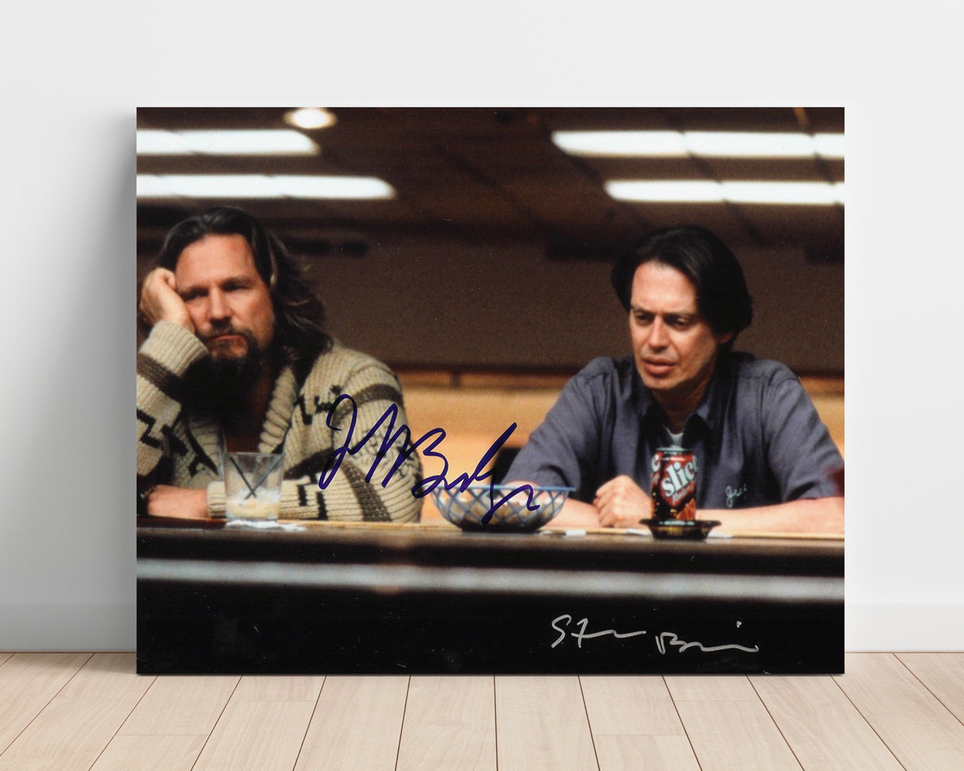 The Big Lebowski - Jeff Bridges - The Dude - Bowling alley reflection movie wall art 16x20 Unframed Print