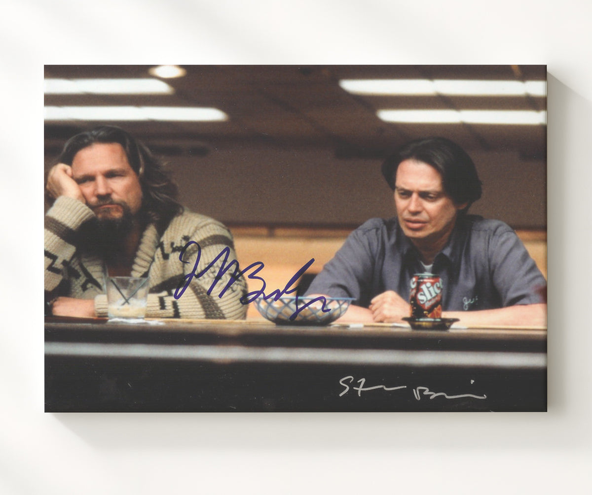 The Big Lebowski - Jeff Bridges - The Dude - Bowling alley reflection movie wall art 20x24 Canvas