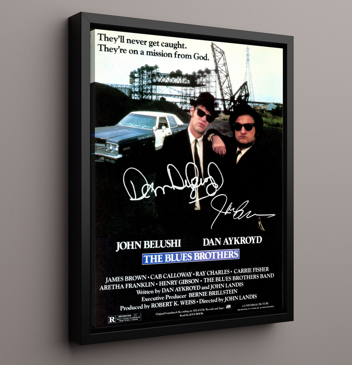 The Blues Brothers - Mission From God movie wall art 16x20 Framed Canvas
