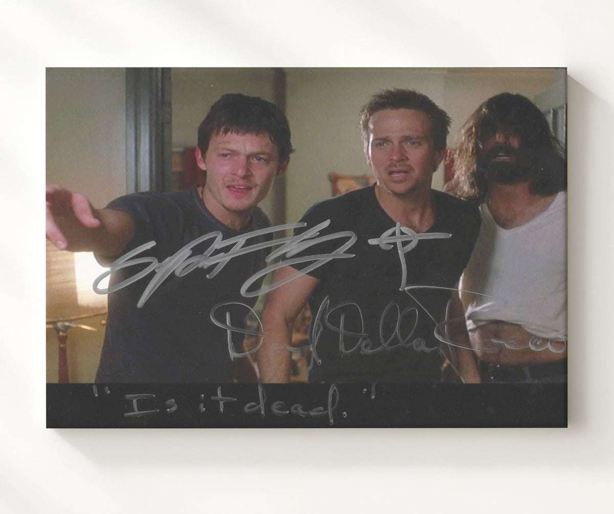 The Boondock Saints - Norman Reedus - Murphy Mac - Manus - Finger point standoff movie wall art 8x10 Beveled Frame