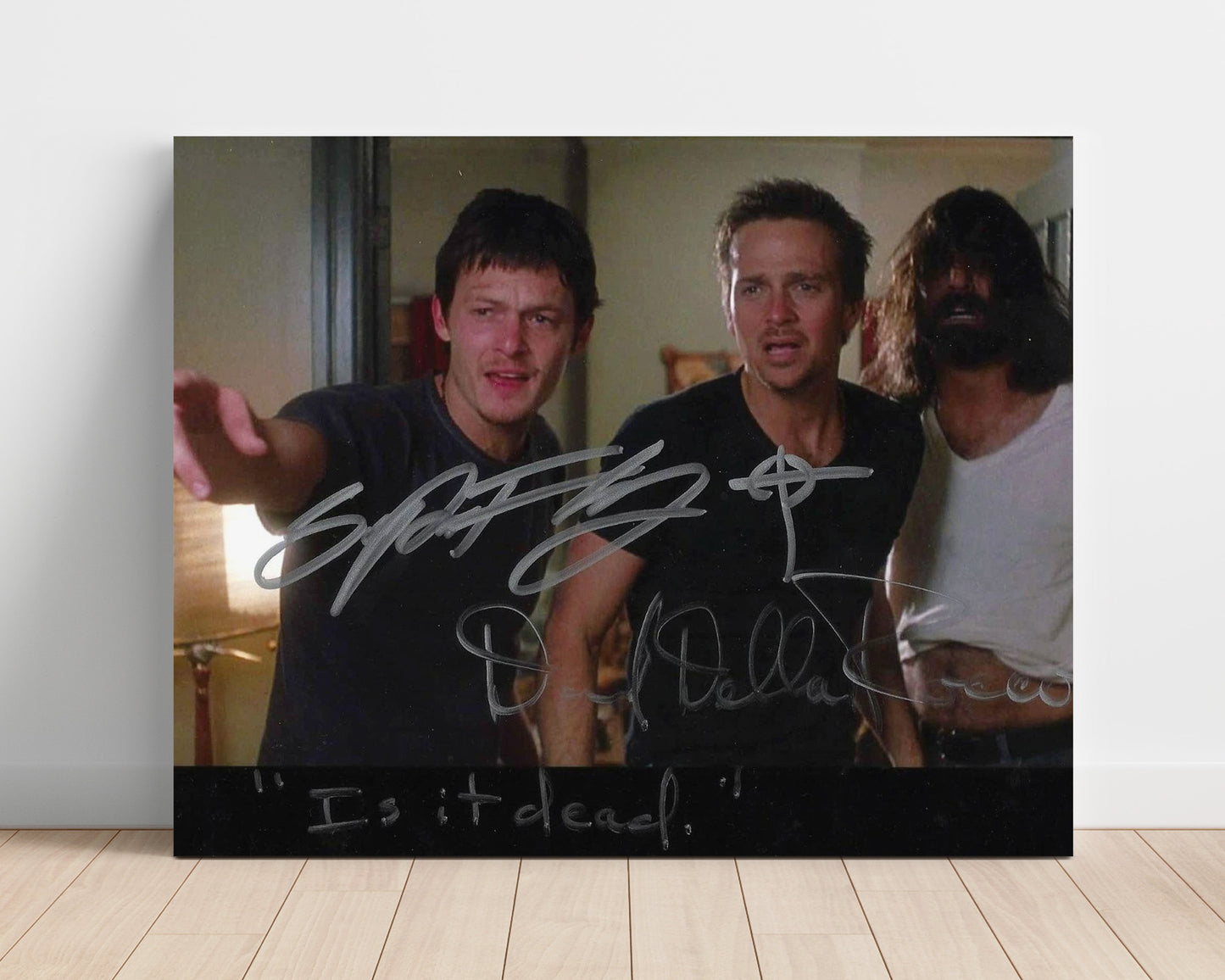 The Boondock Saints - Norman Reedus - Murphy MacManus - Finger point standoff Vintage Movie Wall Art - 16x20 Unframed Print movie decor