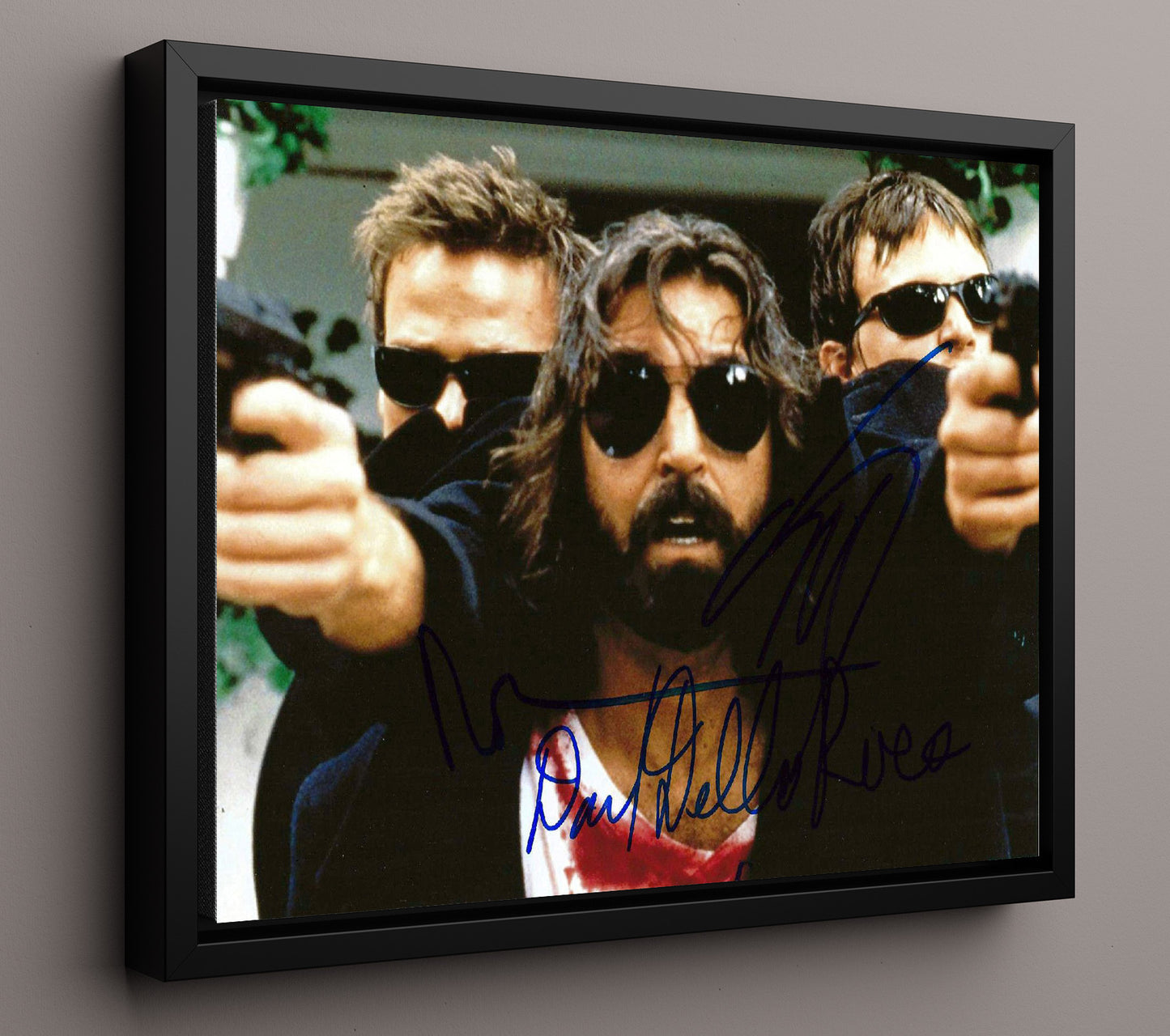 The Boondock Saints - Sean Patrick Flanery - Connor MacManus - Apartment confrontation stare Vintage Movie Wall Art - 16x20 Framed Canvas movie decor