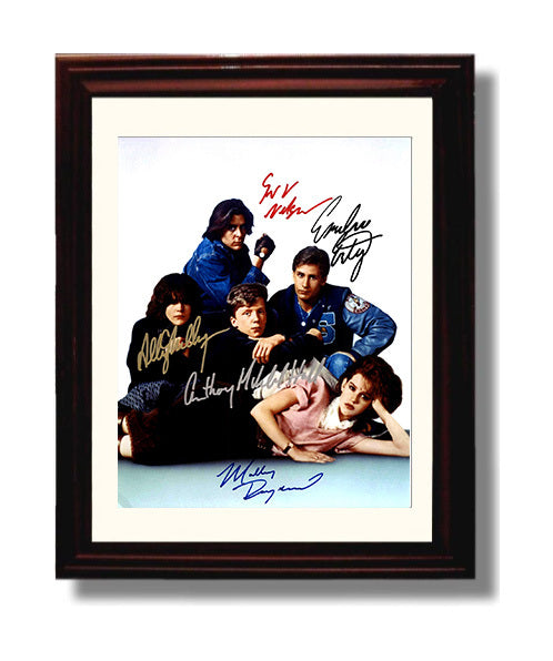 The Breakfast Club - Saturday Detention movie wall art 8x10 Beveled Frame