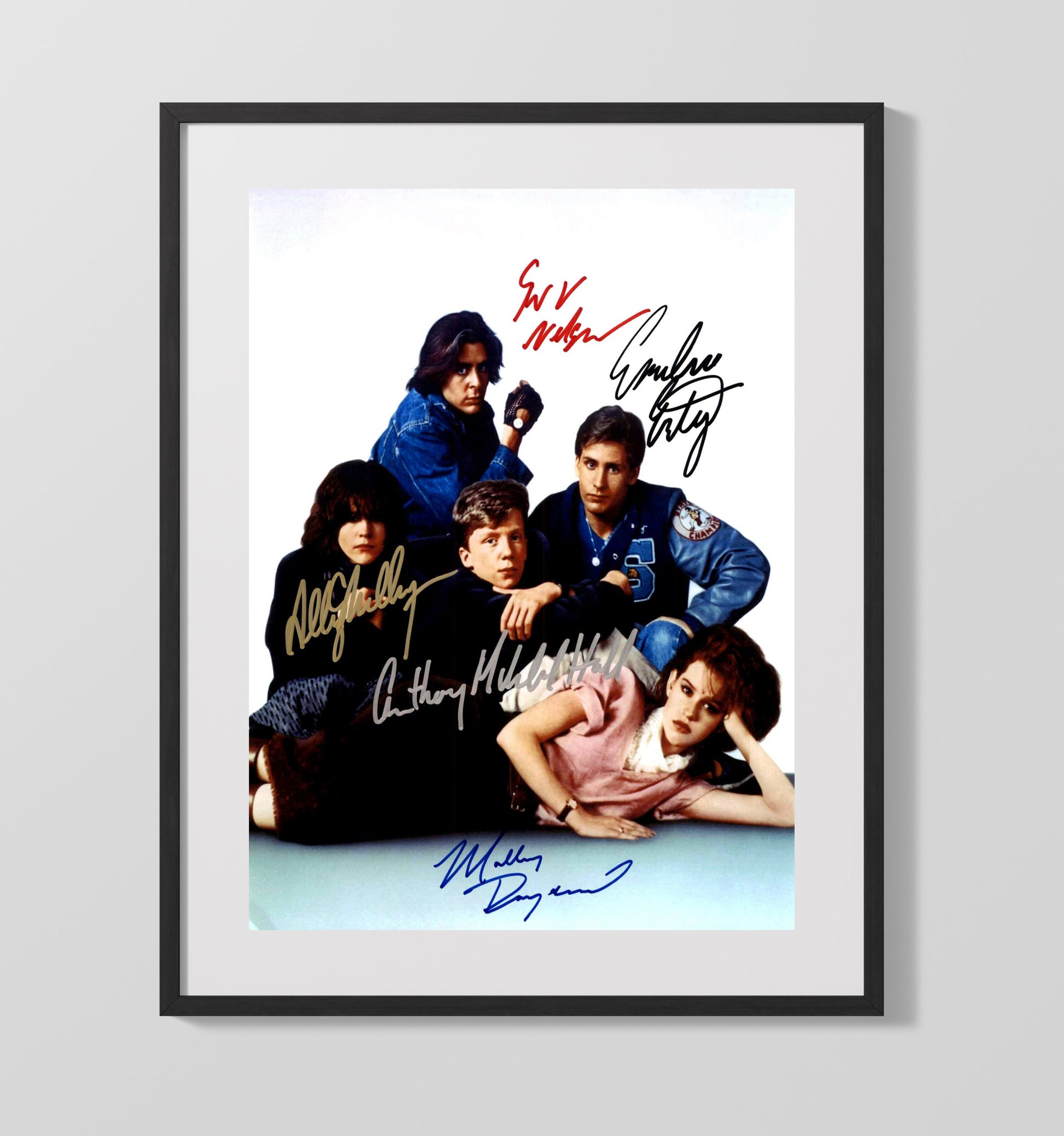 The Breakfast Club - Saturday Detention movie wall art 16x20 Gallery Frame
