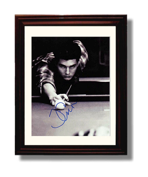 The Color of Money - Tom Cruise - Vincent - Pool Hall Hustle Shot movie wall art 8x10 Beveled Frame