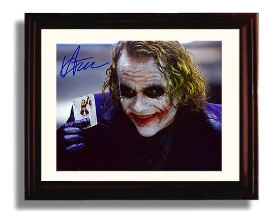 The Dark Knight - Heath Ledger - Why So Serious movie wall art 8x10 Beveled Frame