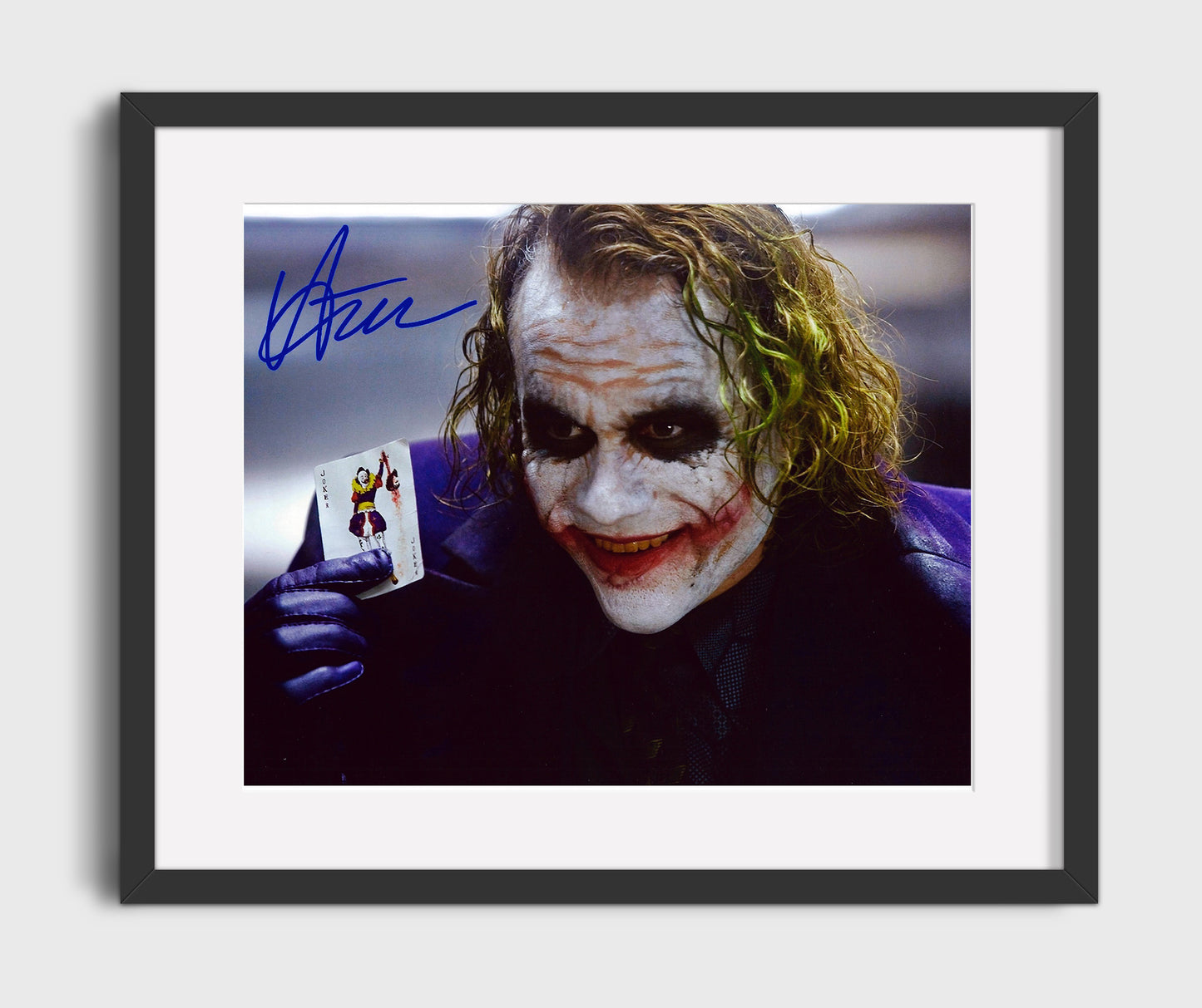 The Dark Knight - Heath Ledger - Why So Serious Vintage Movie Wall Art - 16x20 Gallery Frame movie decor