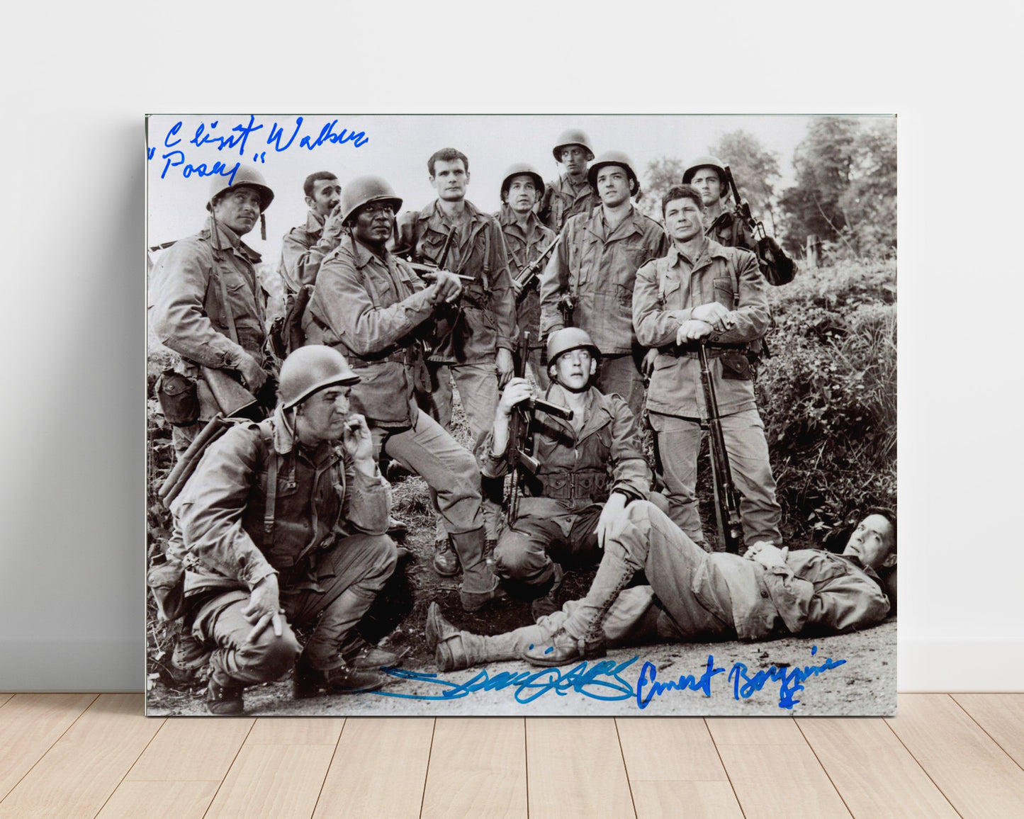 The Dirty Dozen - Lee Marvin - Major Reisman - Convict unit briefing movie wall art 16x20 Unframed Print