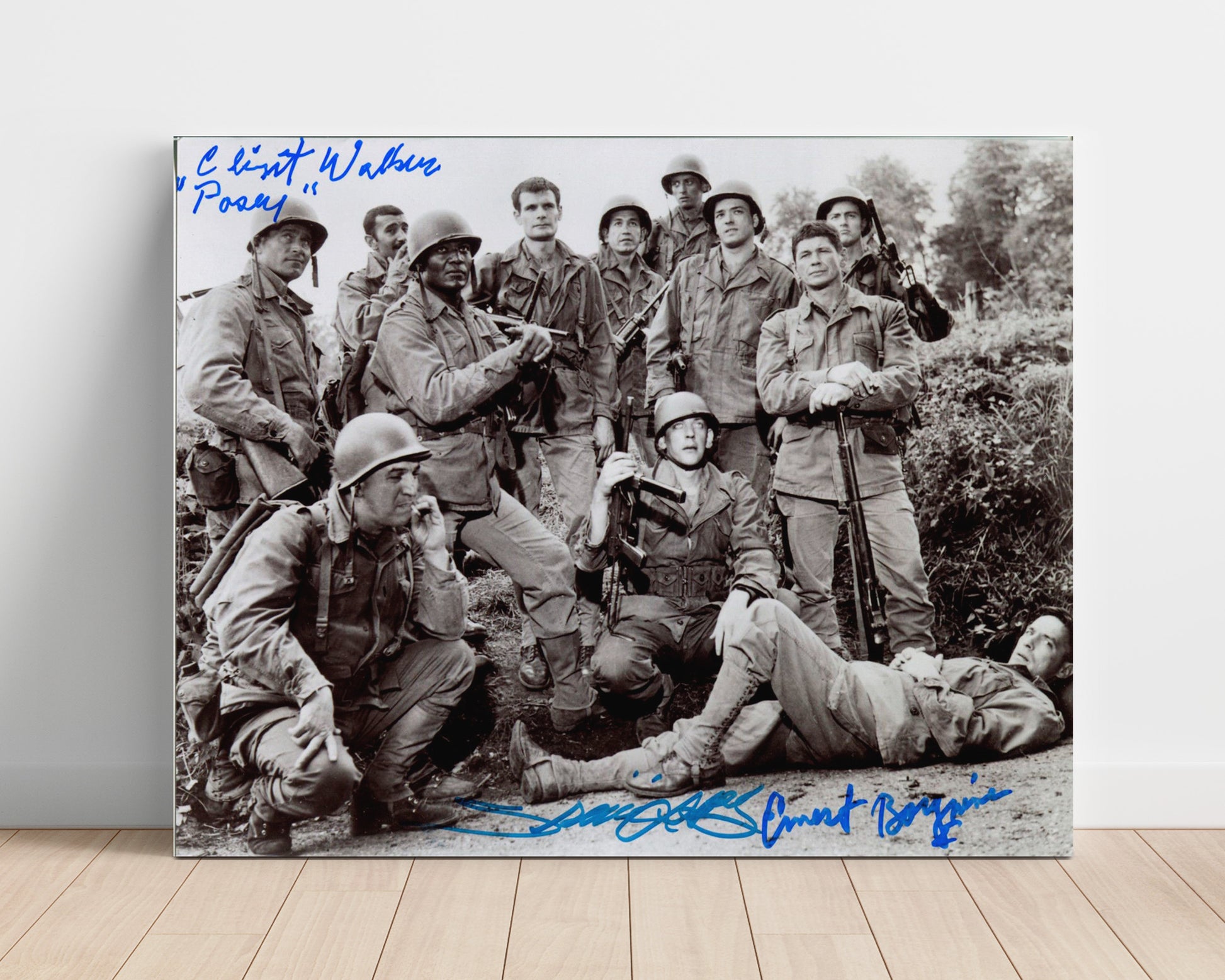 The Dirty Dozen - Lee Marvin - Major Reisman - Convict unit briefing movie wall art 16x20 Unframed Print