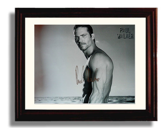 The Fast and the Furious - Paul Walker - Brian OConner - Calm before chaos movie wall art 8x10 Beveled Frame