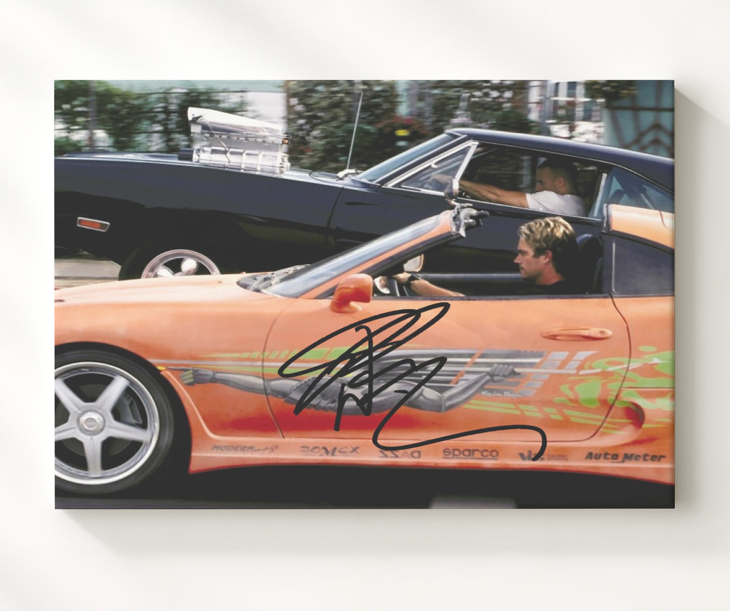 The Fast and the Furious - Paul Walker - Brian OConner - Street racer legacy movie wall art 20x24 Canvas