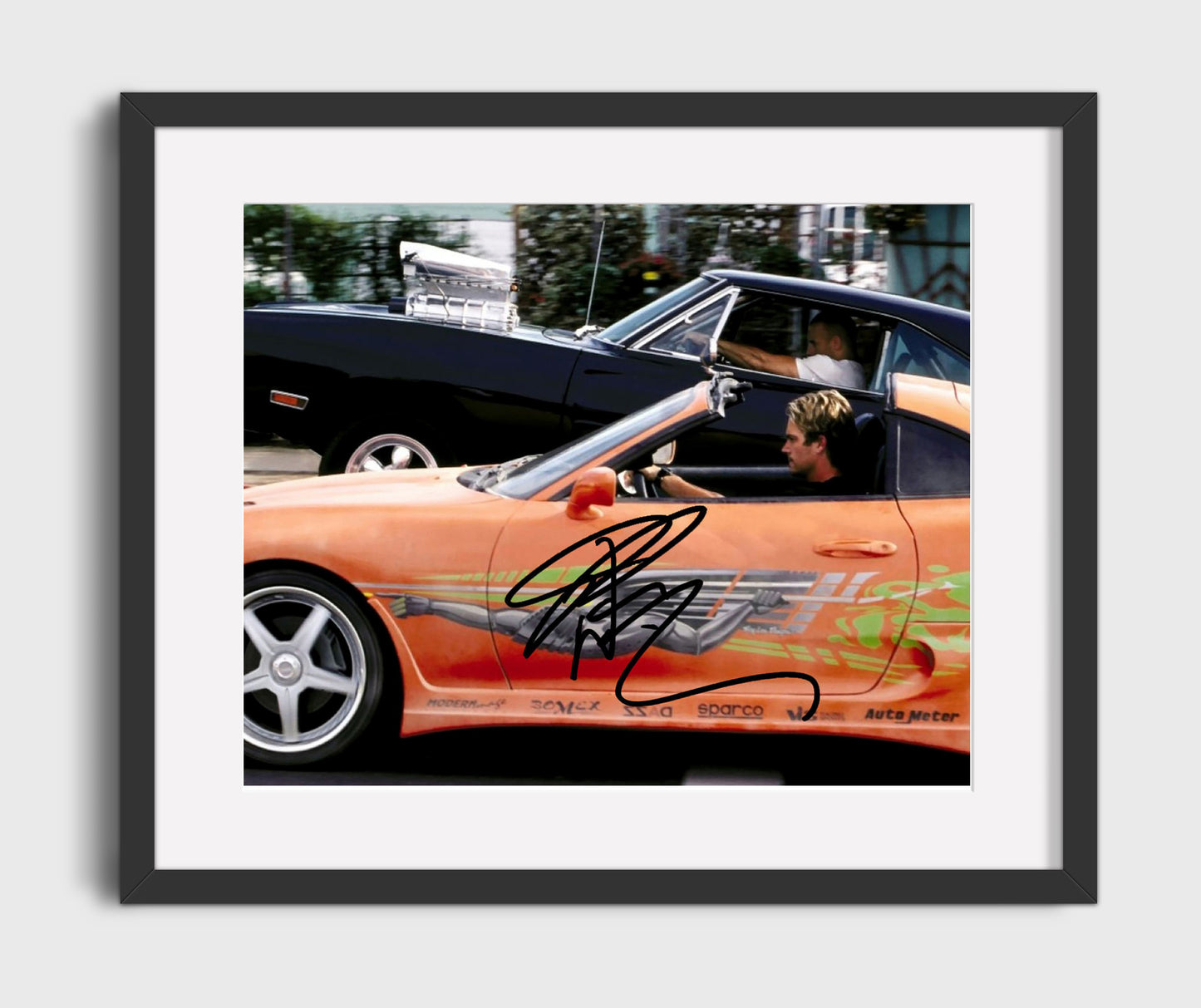 The Fast and the Furious - Paul Walker - Brian OConner - Street racer legacy movie wall art 16x20 Gallery Frame