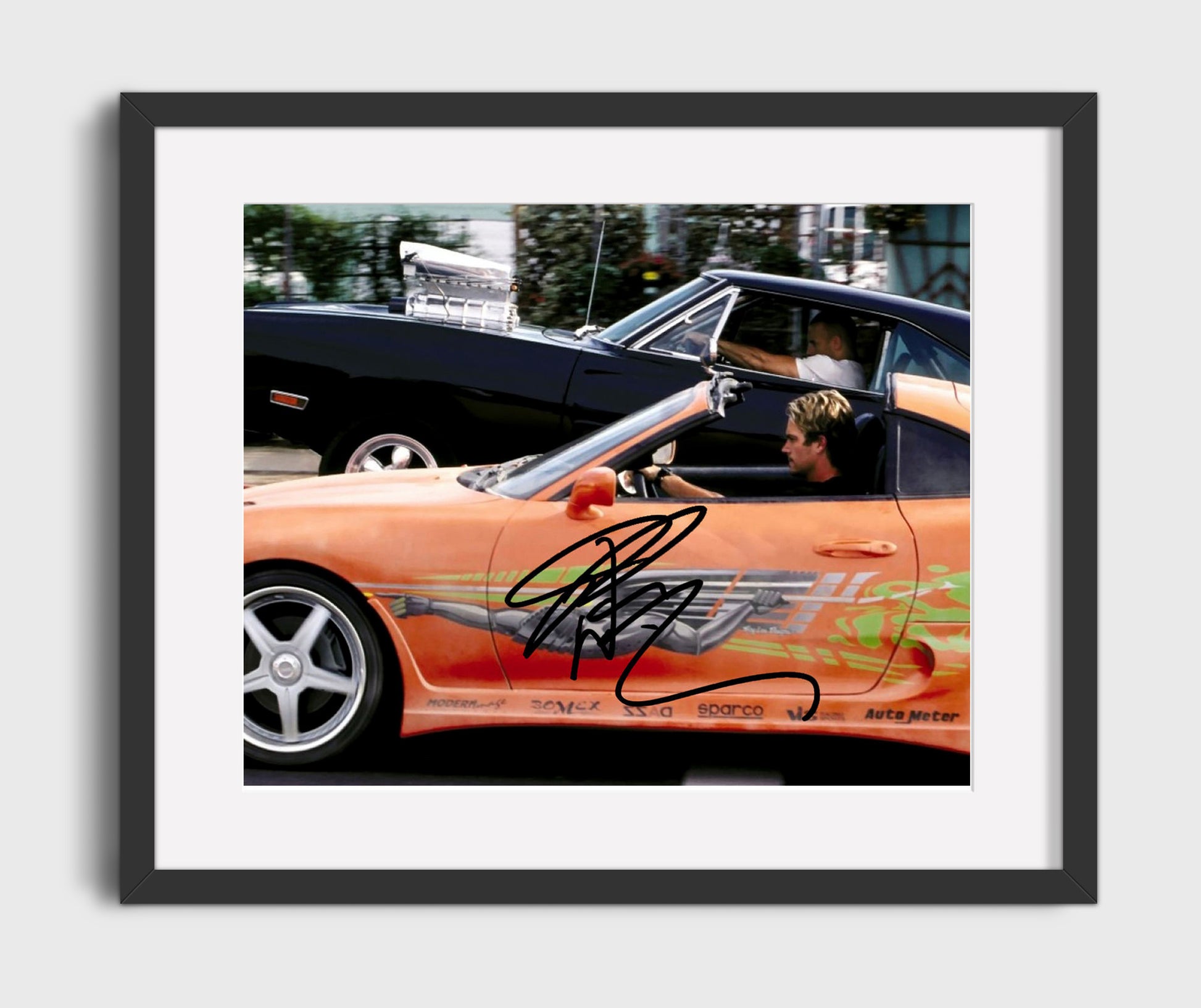 The Fast and the Furious - Paul Walker - Brian OConner - Street racer legacy movie wall art 16x20 Gallery Frame