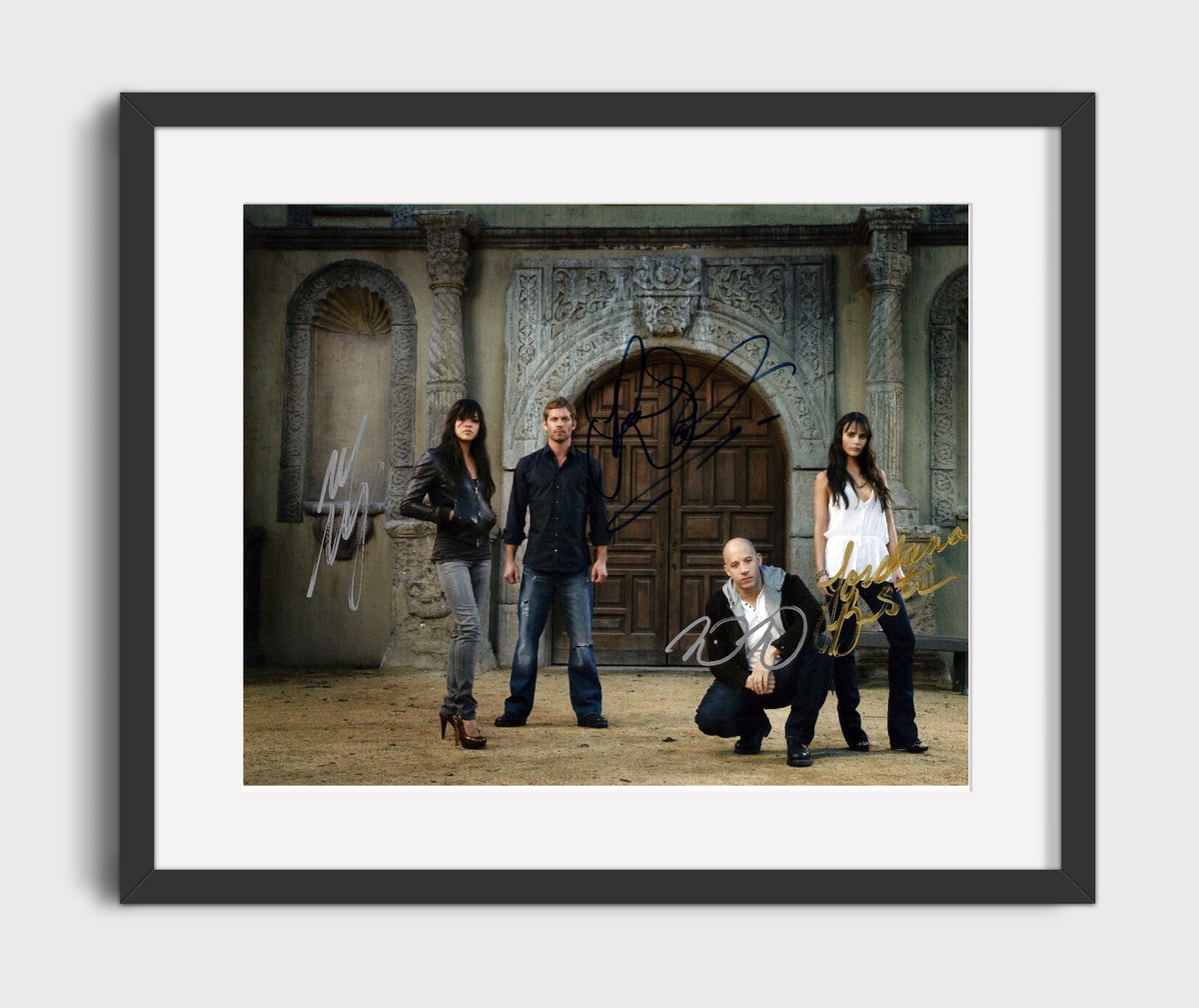 The Fast and the Furious - Vin Diesel - Dom Toretto - Crew street lineup movie wall art 16x20 Gallery Frame