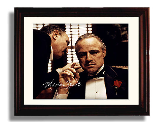 The Godfather - Marlon Brando - Make Him an Offer- .jpg movie wall art 8x10 Beveled Frame