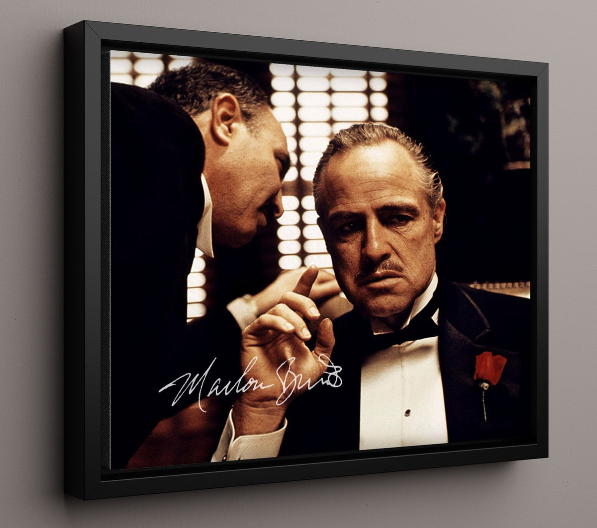 The Godfather - Marlon Brando - Make Him an Offer- .jpg movie wall art 16x20 Gallery Frame