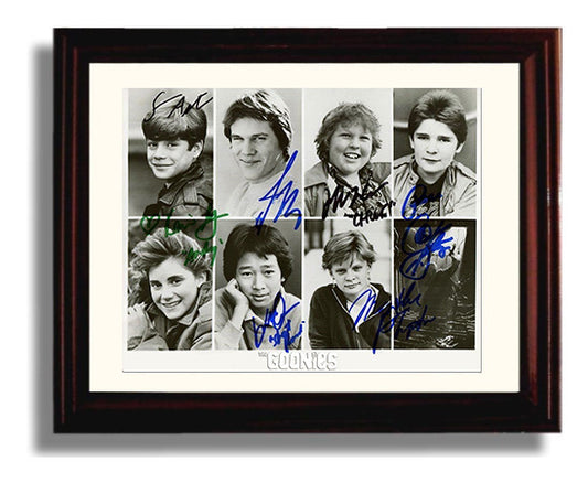 The Goonies - Sean Astin - Mikey - Treasure hunt unity movie wall art 8x10 Beveled Frame