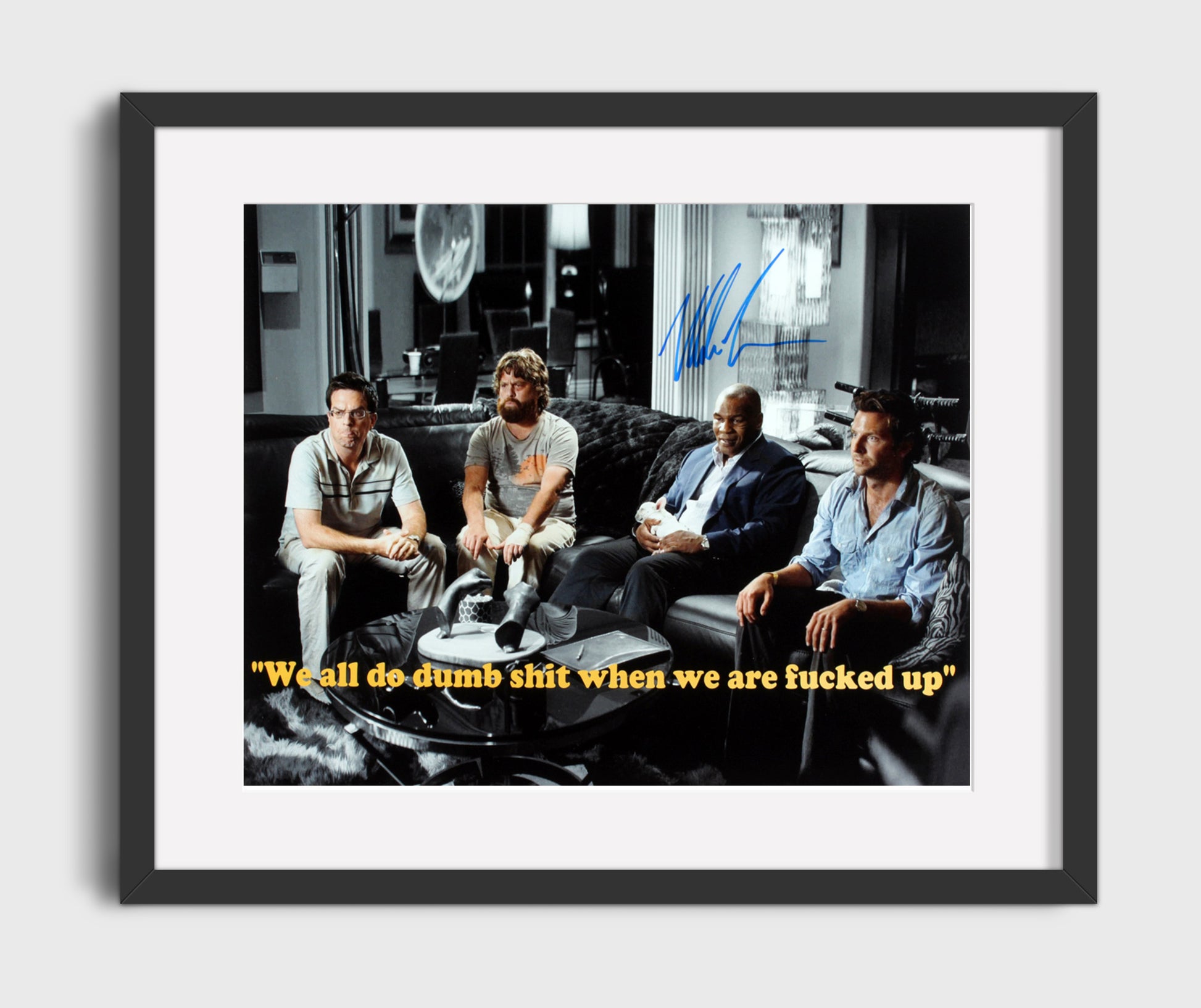 The Hangover - Mike Tyson - Himself - Living room group movie wall art 16x20 Gallery Frame